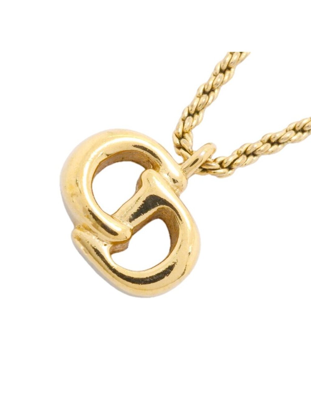 Dior Necklace CD Logo Gold Plated